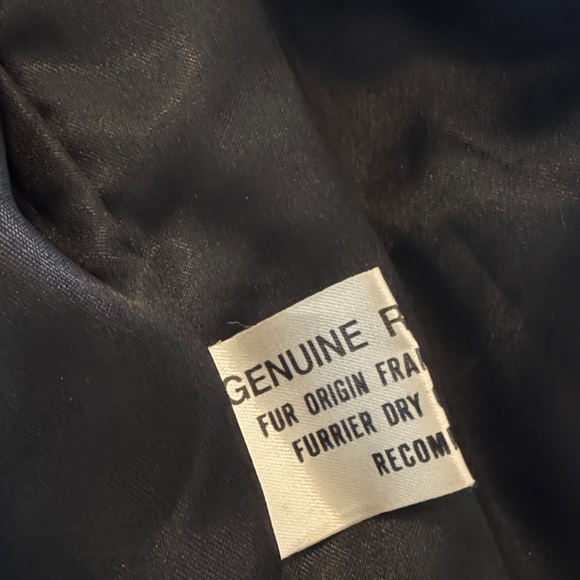 Black Rabbit Fur Jacket - Picture 6 of 11